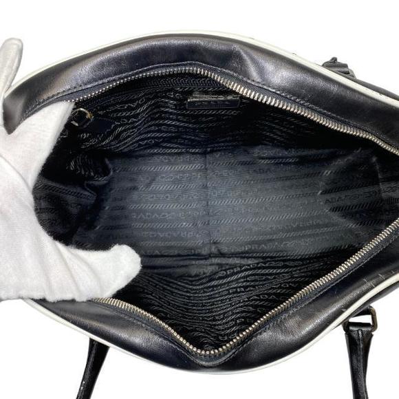 Prada Boston Bag Leather Black - Picture 5 of 8